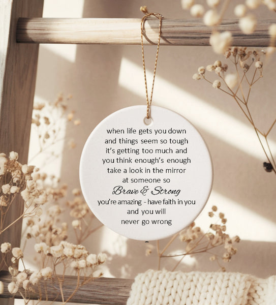 Amazing Woman ceramic plaque