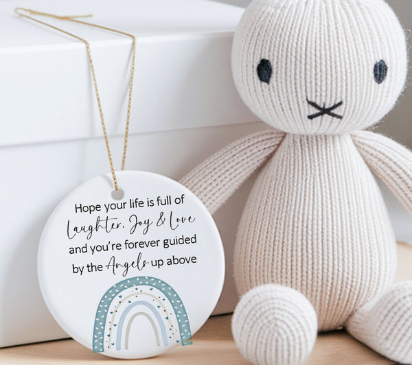 New Baby & Christening Keepsake ceramic plaque
