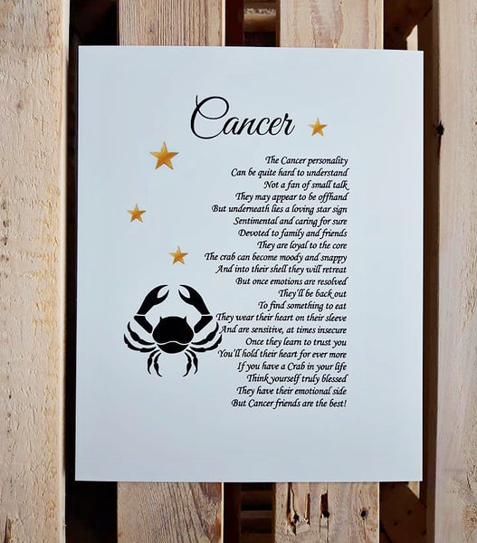 Star Sign Poem Print - Special offer