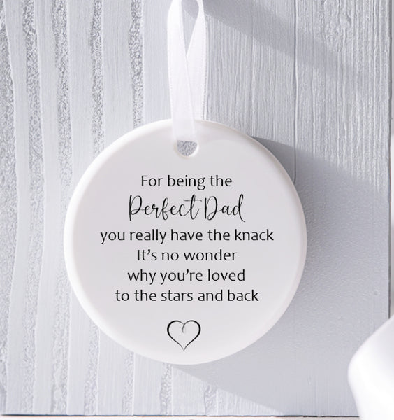Dad ceramic plaque