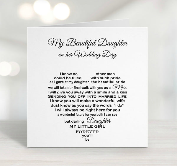 Wedding Card - Son in Law