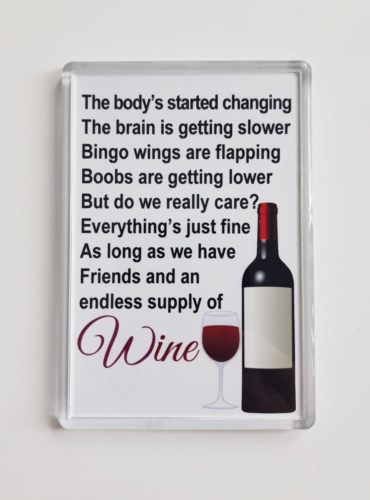 Fridge Magnet - Friends and Wine  3 for £10
