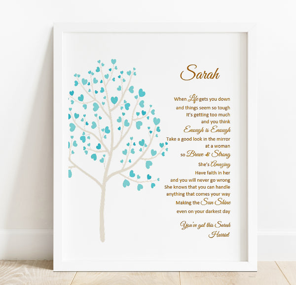 Inspirational print for an Amazing Woman 10x8