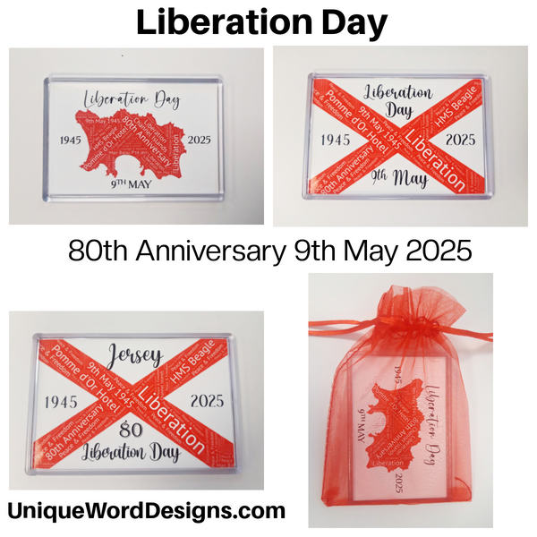 Fridge Magnet - Jersey Liberation Day Keepsake