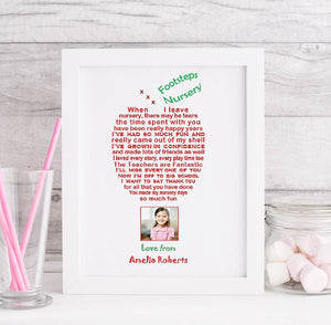 Nursery Print - Leaving Nursery poem print (7x5)