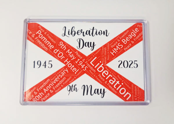 Fridge Magnet - Jersey Liberation Day Keepsake