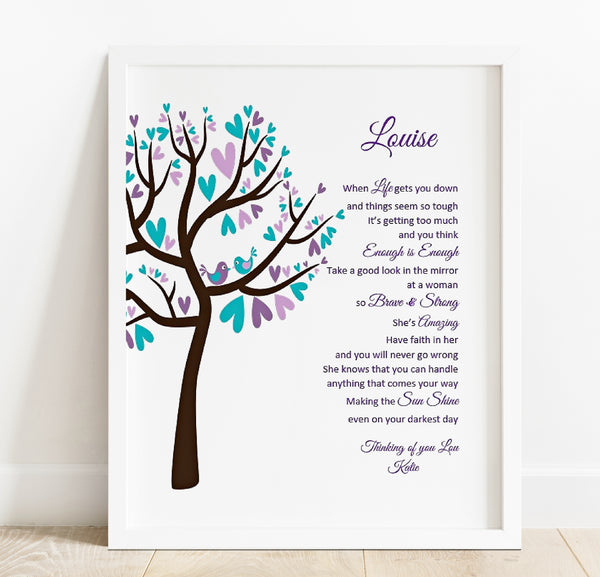 Inspirational print for an Amazing Woman 10x8