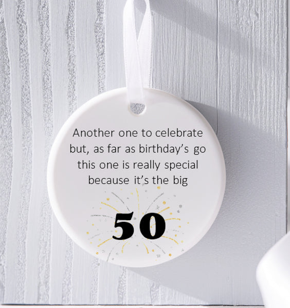 50th Birthday Keepsake