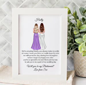 Will You Be My Bridesmaid - Bridesmaid Proposal Gift