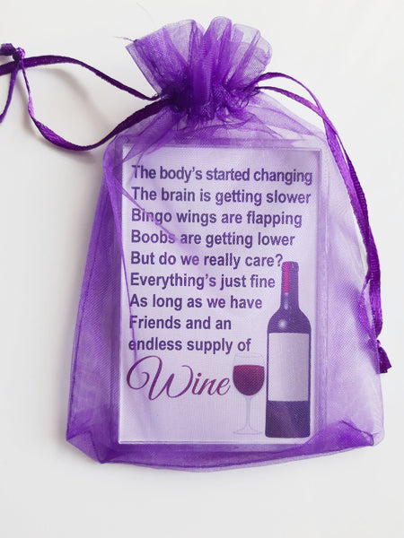 Fridge Magnet - Friends and Wine  3 for £10