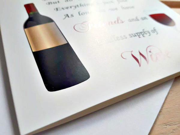 Wine Friend Card - 60th Birthday