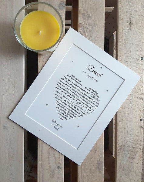 Brother Wedding Gift from Sister - UNFRAMED Brother of the Bride Poem Print