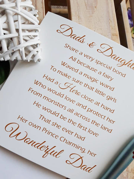 Dad Card - Father Daughter Card