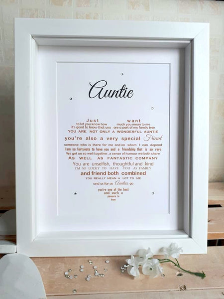 Personalised-Auntie-Gift-Framed