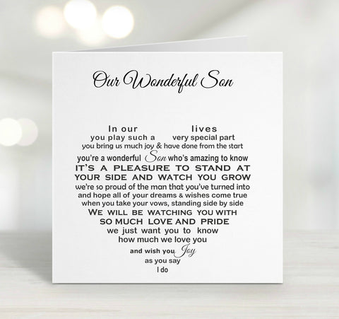 Our-son-wedding-card