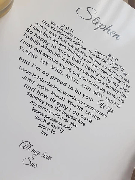 Husband Gift - for Anniversary, Christmas, Birthday, Valentine's Day