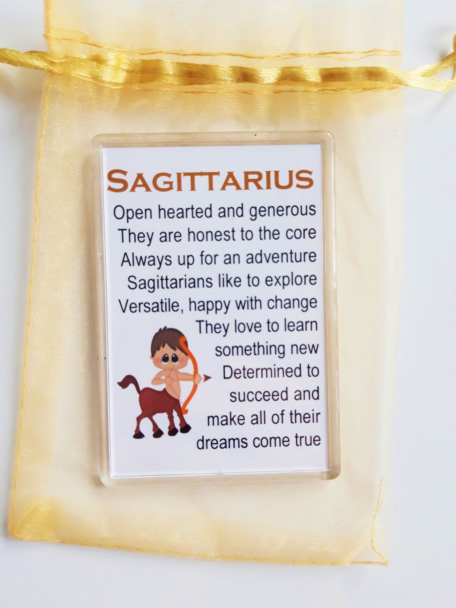 Fridge Magnet - Sagittarius Zodiac Poem