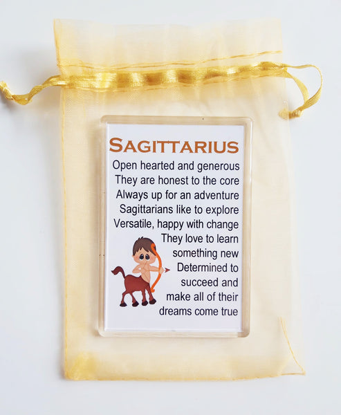 Fridge Magnet - Sagittarius Zodiac Poem  3 for £10