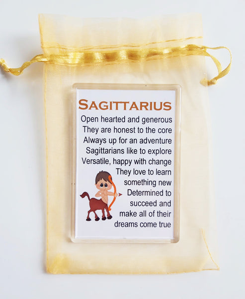 Fridge Magnet - Sagittarius Zodiac Poem