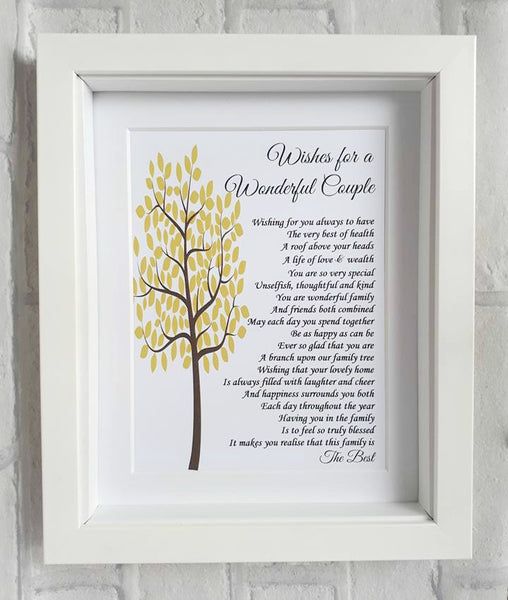 Brother and Sister in law Gift -  personalised print