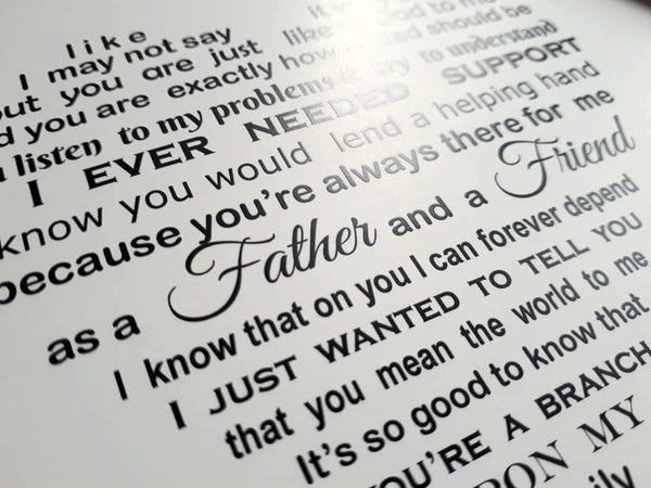 Step Dad Card - Like a Dad Birthday Card